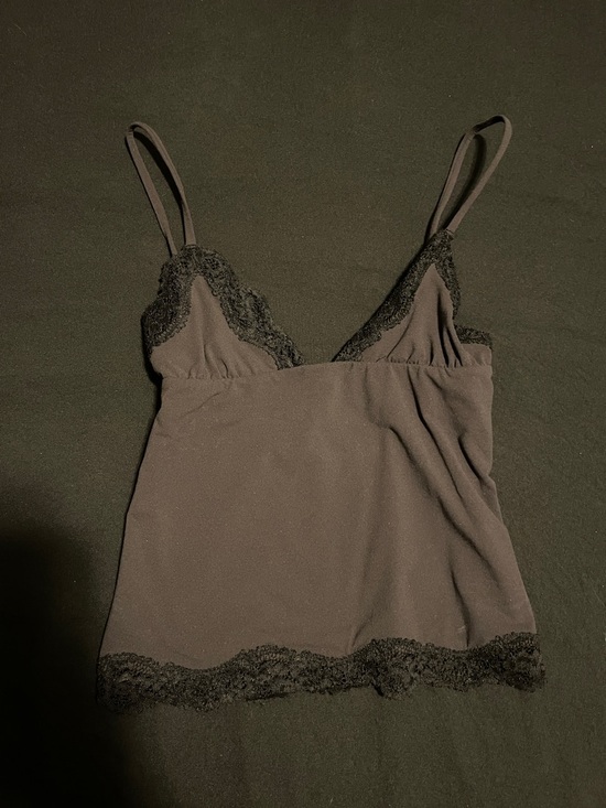 SKIMS Tops - Black lace tank top